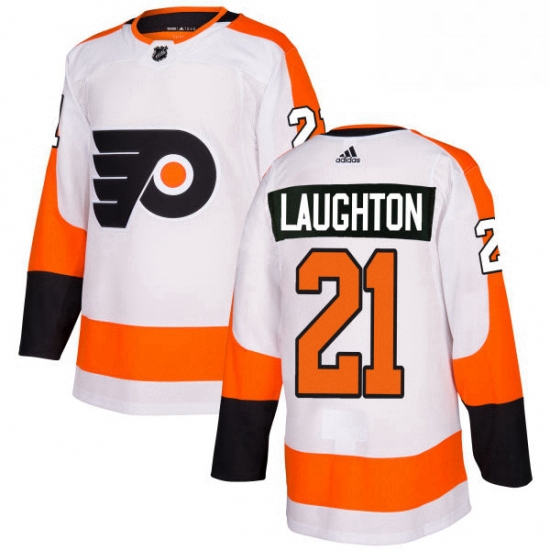 Mens Adidas Philadelphia Flyers 21 Scott Laughton Authentic Whit