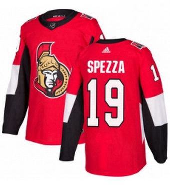 Mens Adidas Ottawa Senators 19 Jason Spezza Premier Red Home NHL Jersey