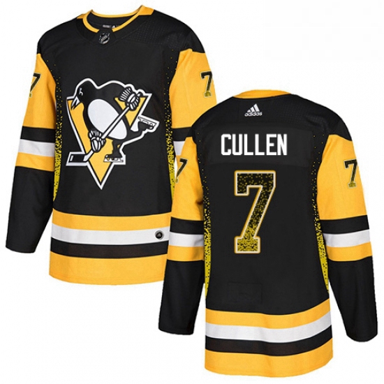 Mens Adidas Pittsburgh Penguins 7 Matt Cullen Authentic Black Dr