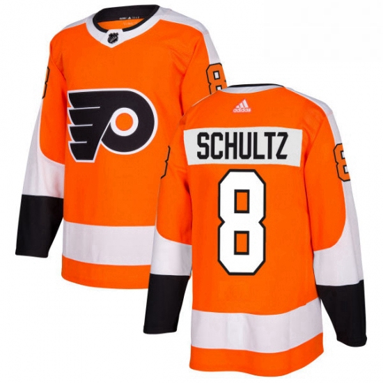 Mens Adidas Philadelphia Flyers 8 Dave Schultz Authentic Orange 