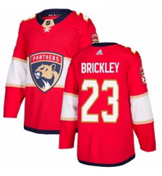 Youth Adidas Florida Panthers 23 Connor Brickley Premier Red Home NHL Jersey