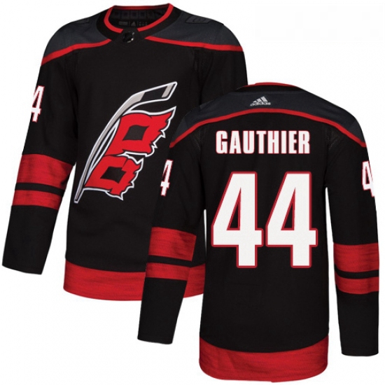 Youth Adidas Carolina Hurricanes 44 Julien Gauthier Premier Black Alternate NHL Jersey