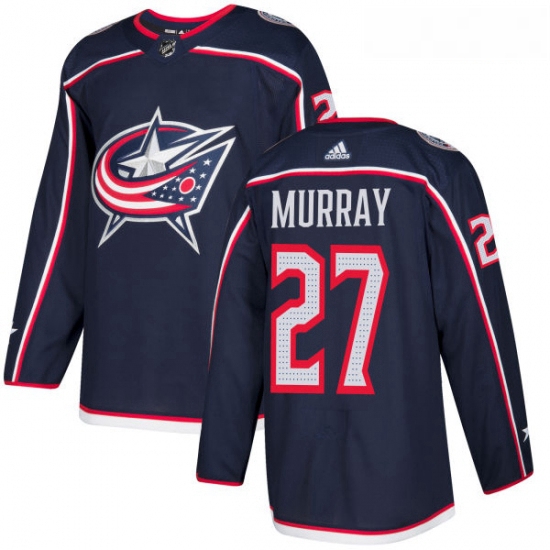 Youth Adidas Columbus Blue Jackets 27 Ryan Murray Authentic Navy Blue Home NHL Jersey