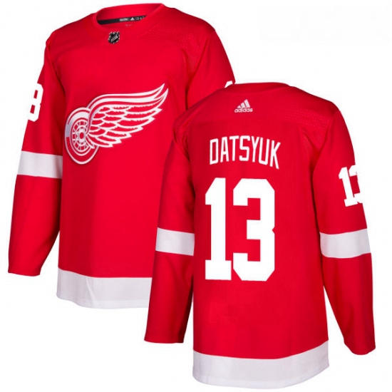 Youth Adidas Detroit Red Wings 13 Pavel Datsyuk Authentic Red Ho