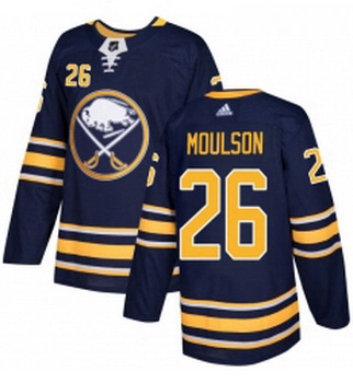 Youth Adidas Buffalo Sabres 26 Matt Moulson Premier Navy Blue Home NHL Jersey