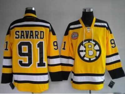 Men Boston Bruins Marc Savard 91 2010 Winter Classic NHL Jersey