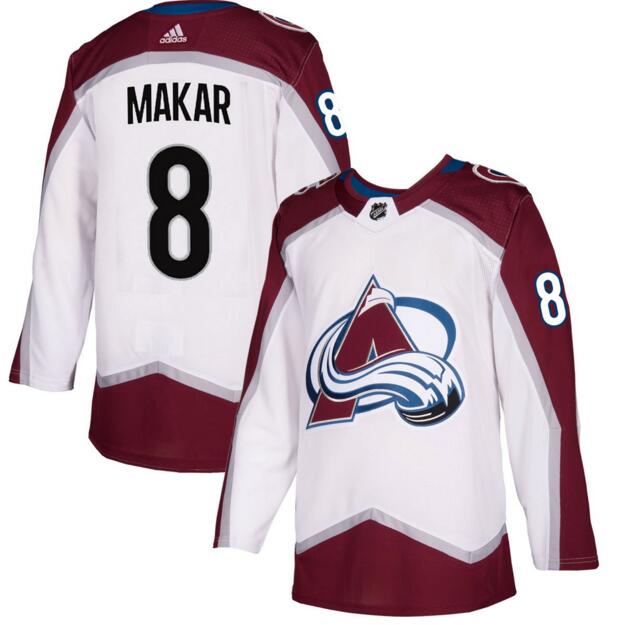 Men Adidas Colorado Avalanche #8 Cale Makar Burgundy Home NHL Jersey