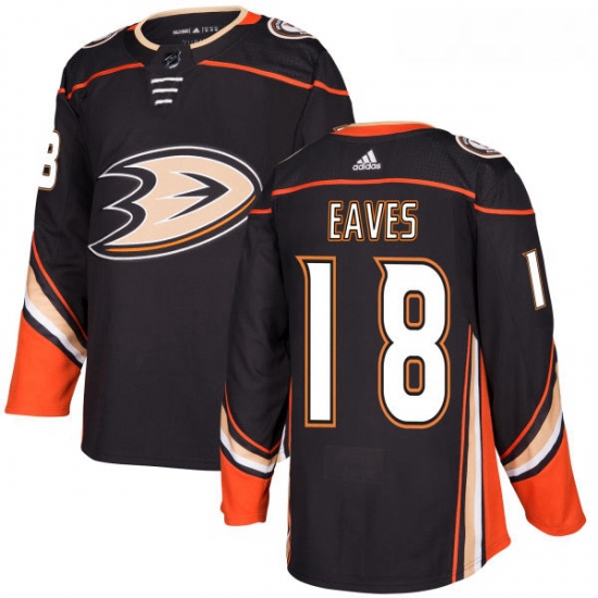 Youth Adidas Anaheim Ducks 18 Patrick Eaves Authentic Black Home NHL Jersey