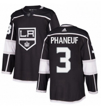 Youth Adidas Los Angeles Kings 3 Dion Phaneuf Authentic Black Home NHL Jersey