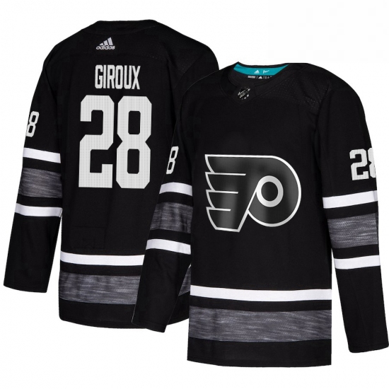 Mens Adidas Philadelphia Flyers 28 Claude Giroux Black 2019 All Star Game Parley Authentic Stitched 