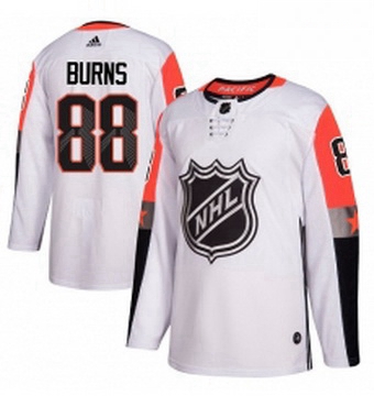 Mens Adidas San Jose Sharks 88 Brent Burns Authentic White 2018 All Star Pacific Division NHL Jersey