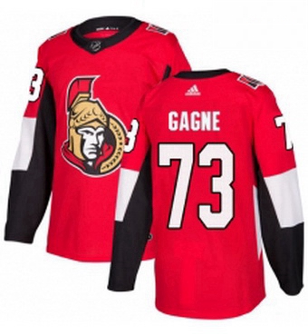 Mens Adidas Ottawa Senators 73 Gabriel Gagne Premier Red Home NHL Jersey