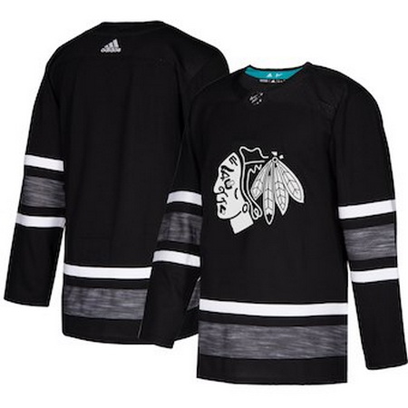 Blackhawks Black 2019 NHL All Star Game Adidas Jersey