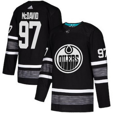 Oilers 97 Connor McDavid Black 2019 NHL All Star Game Adidas Jersey