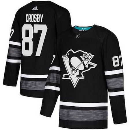 Penguins 87 Sidney Crosby Black 2019 NHL All Star Game Adidas Jersey