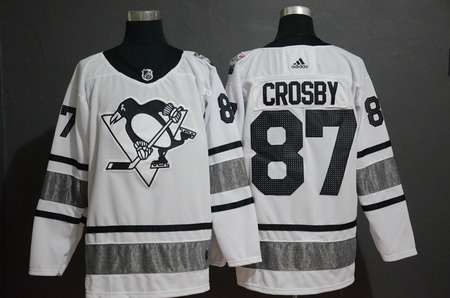 Penguins 87 Sidney Crosby White 2019 NHL All Star Game Adidas Jersey