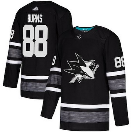 Sharks 88 Brent Burns Black 2019 NHL All Star Game Adidas Jersey