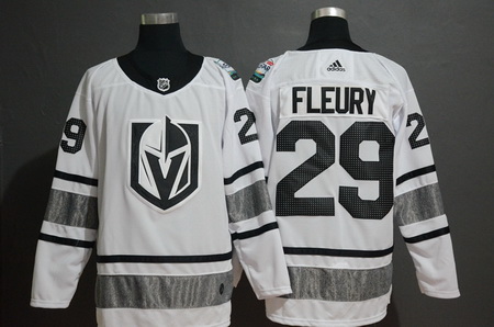 Vegas Golden Knights Marc Andre Fleury White 2019 NHL All Star Game Adidas Jersey