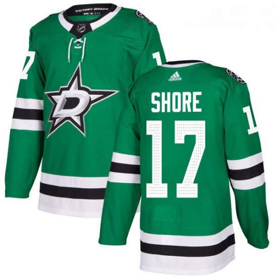 Youth Adidas Dallas Stars 17 Devin Shore Premier Green Home NHL Jersey