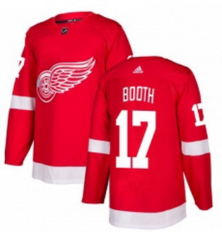 Youth Adidas Detroit Red Wings 17 David Booth Premier Red Home NHL Jersey