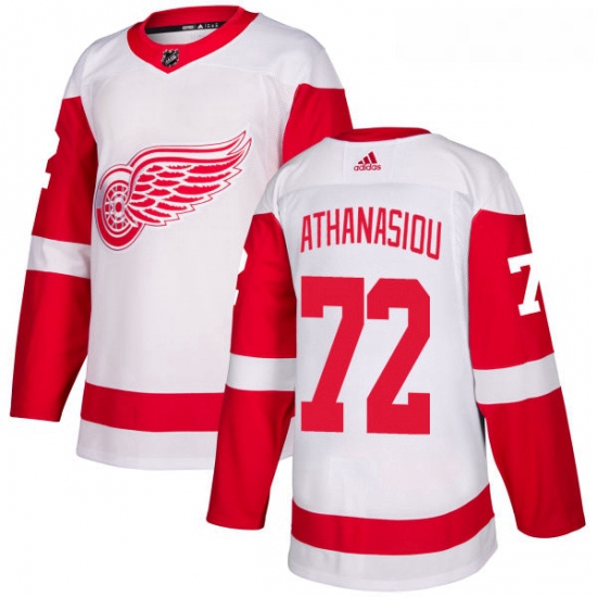 Womens Adidas Detroit Red Wings 72 Andreas Athanasiou Authentic 