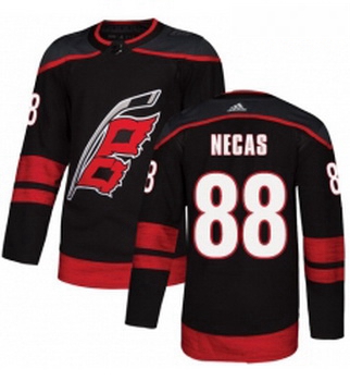 Youth Adidas Carolina Hurricanes 88 Martin Necas Premier Black Alternate NHL Jersey