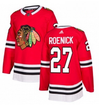 Youth Adidas Chicago Blackhawks 27 Jeremy Roenick Authentic Red Home NHL Jersey