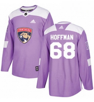 Youth Adidas Florida Panthers 68 Mike Hoffman Authentic Purple F