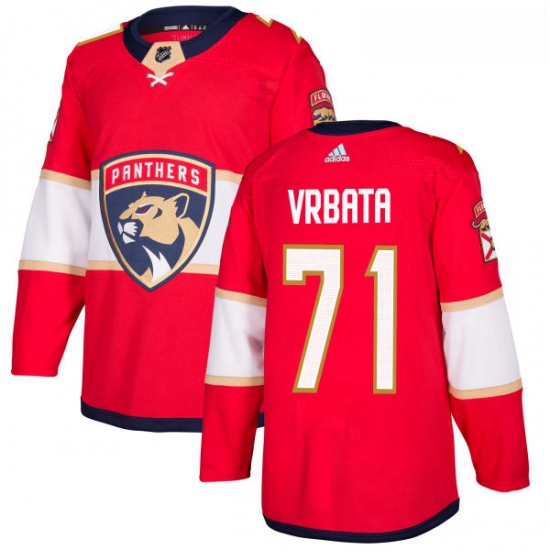 Youth Adidas Florida Panthers 71 Radim Vrbata Premier Red Home NHL Jersey