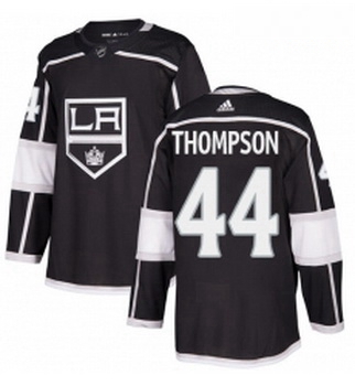 Youth Adidas Los Angeles Kings 44 Nate Thompson Authentic Black Home NHL Jersey