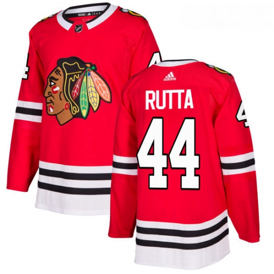 Youth Adidas Chicago Blackhawks 44 Jan Rutta Authentic Red Home NHL Jersey