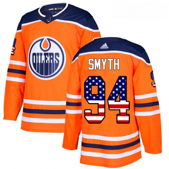 Youth Adidas Edmonton Oilers 94 Ryan Smyth Authentic Orange USA 