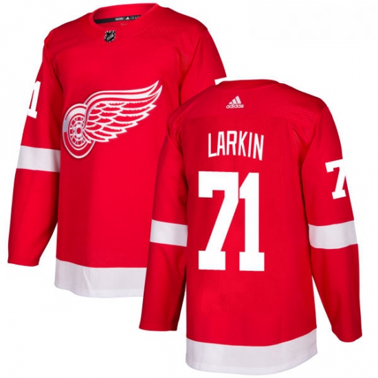 Youth Adidas Detroit Red Wings 71 Dylan Larkin Authentic Red Home NHL Jersey