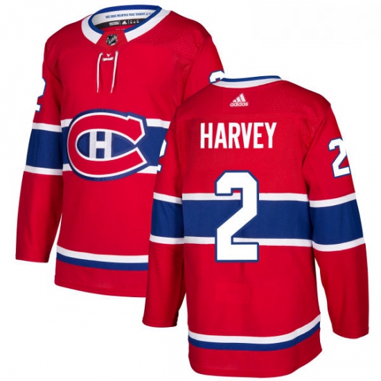 Youth Adidas Montreal Canadiens 2 Doug Harvey Premier Red Home N