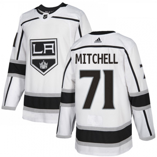 Youth Adidas Los Angeles Kings 71 Torrey Mitchell Authentic Whit