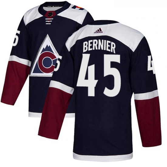 Youth Adidas Colorado Avalanche 45 Jonathan Bernier Authentic Na