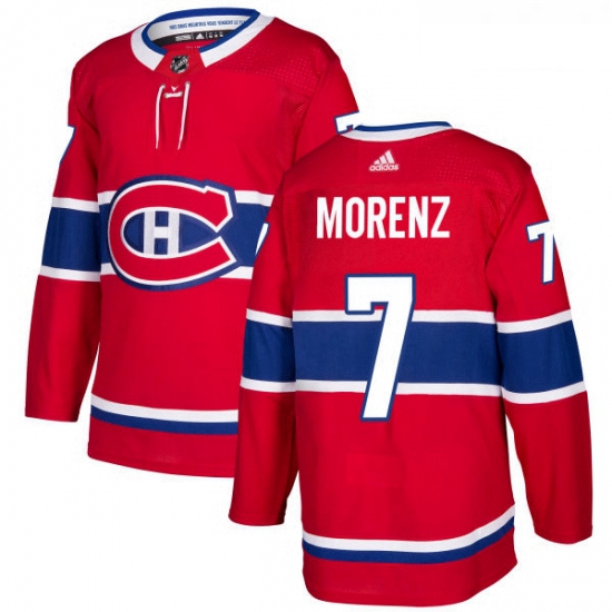Youth Adidas Montreal Canadiens 7 Howie Morenz Authentic Red Hom