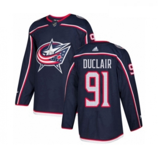 Youth Adidas Columbus Blue Jackets 91 Anthony Duclair Premier Na