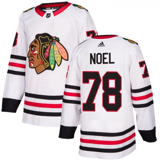 Youth Adidas Chicago Blackhawks 78 Nathan Noel Authentic White A