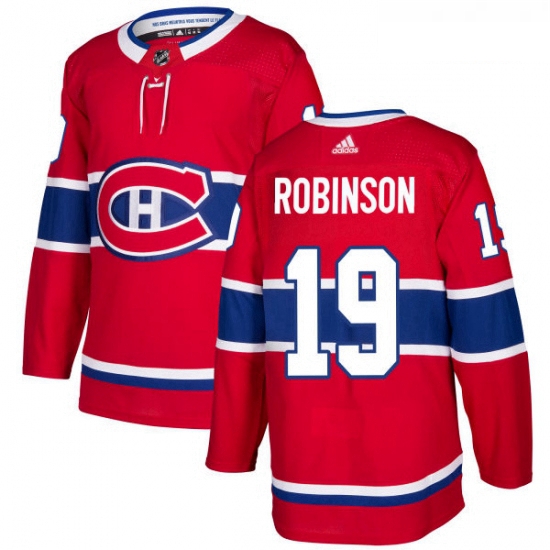 Youth Adidas Montreal Canadiens 19 Larry Robinson Authentic Red Home NHL Jersey