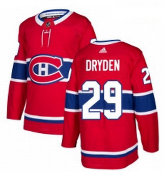 Youth Adidas Montreal Canadiens 29 Ken Dryden Authentic Red Home NHL Jersey