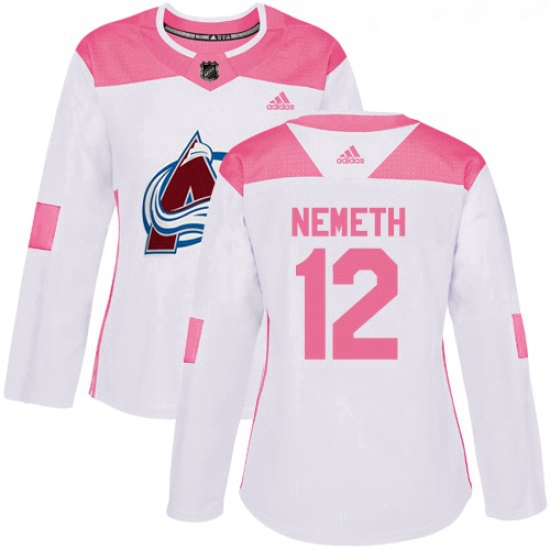 Womens Adidas Colorado Avalanche 12 Patrik Nemeth Authentic Whit