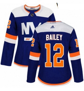 Womens Adidas New York Islanders 12 Josh Bailey Premier Blue Alt