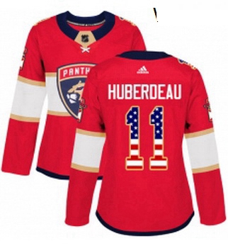 Womens Adidas Florida Panthers 11 Jonathan Huberdeau Authentic R