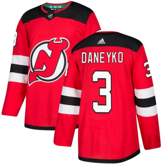 Youth Adidas New Jersey Devils 3 Ken Daneyko Authentic Red Home NHL Jersey