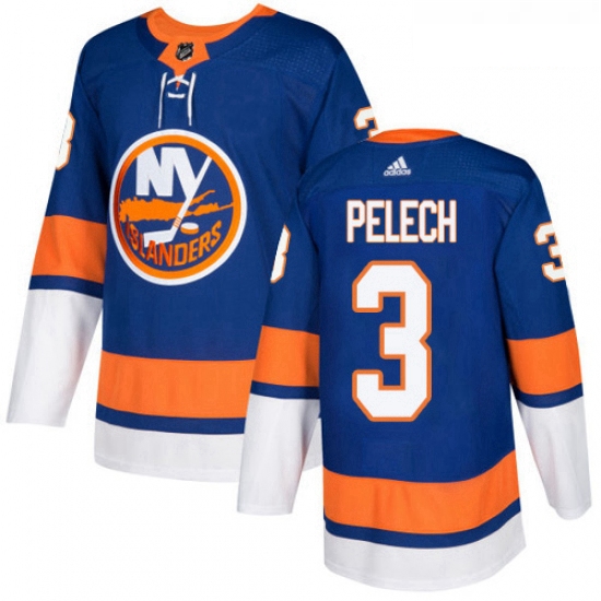 Youth Adidas New York Islanders 3 Adam Pelech Premier Royal Blue Home NHL Jersey