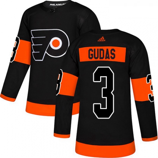 Youth Adidas Philadelphia Flyers 3 Radko Gudas Premier Black Alternate NHL Jersey