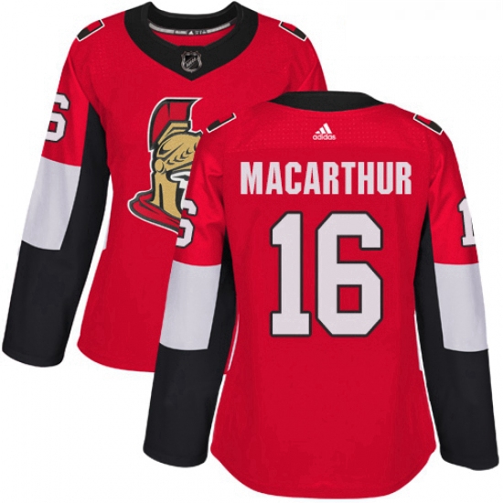 Womens Adidas Ottawa Senators 16 Clarke MacArthur Authentic Red 