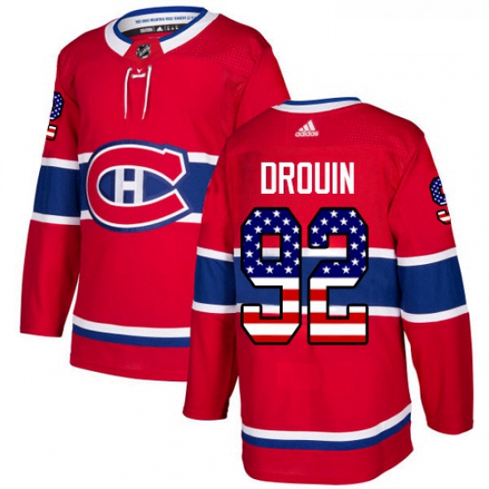 Youth Adidas Montreal Canadiens 92 Jonathan Drouin Authentic Red