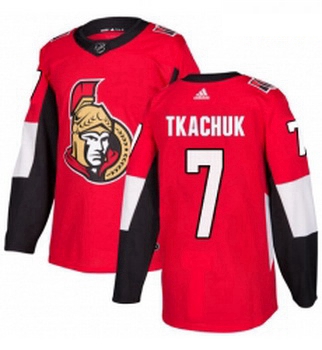 Youth Adidas Ottawa Senators 7 Brady Tkachuk Premier Red Home NH